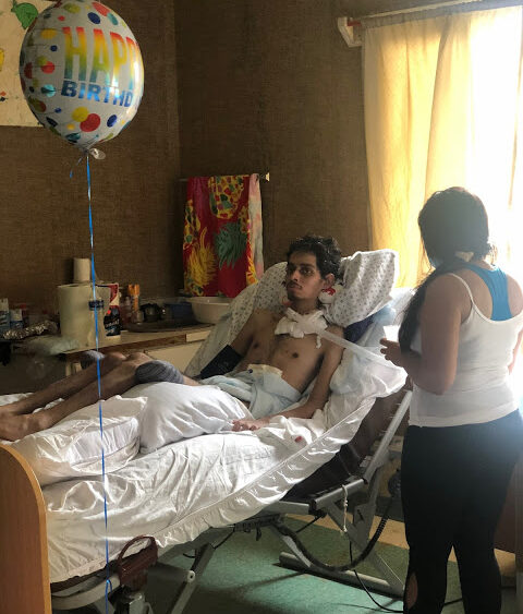 Patient in Honduran hospital 