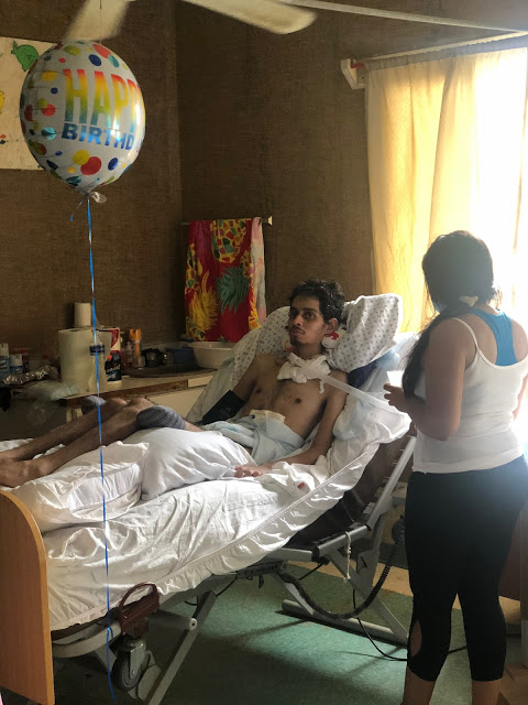 Patient in Honduran hospital
