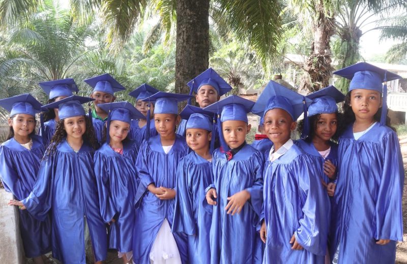 CF Dec 2025 blue cap and gown kids